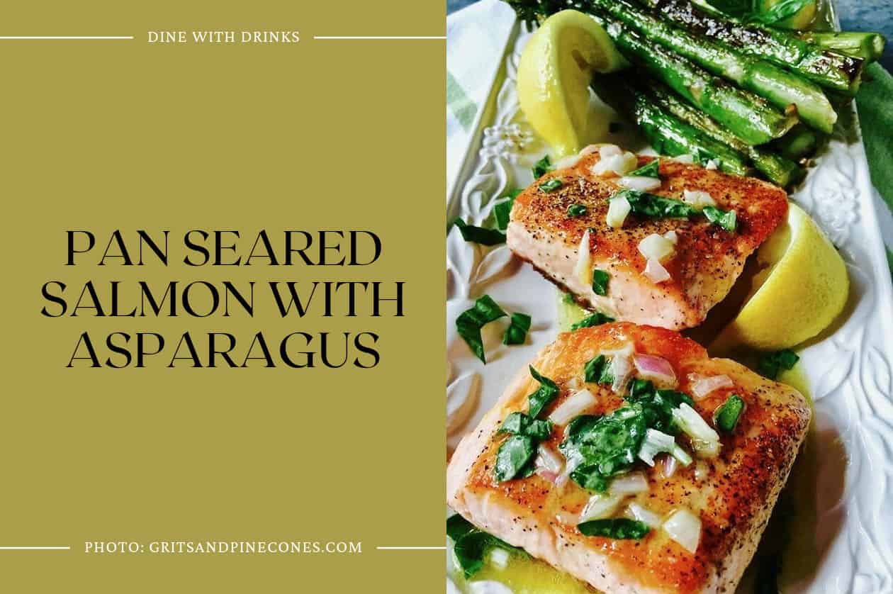 Pan Seared Salmon With Asparagus
