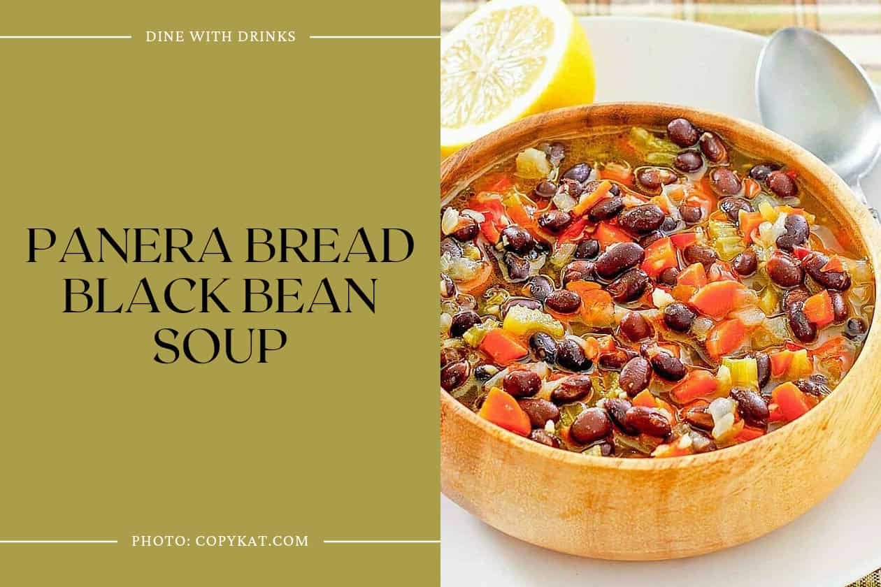 Panera Bread Black Bean Soup