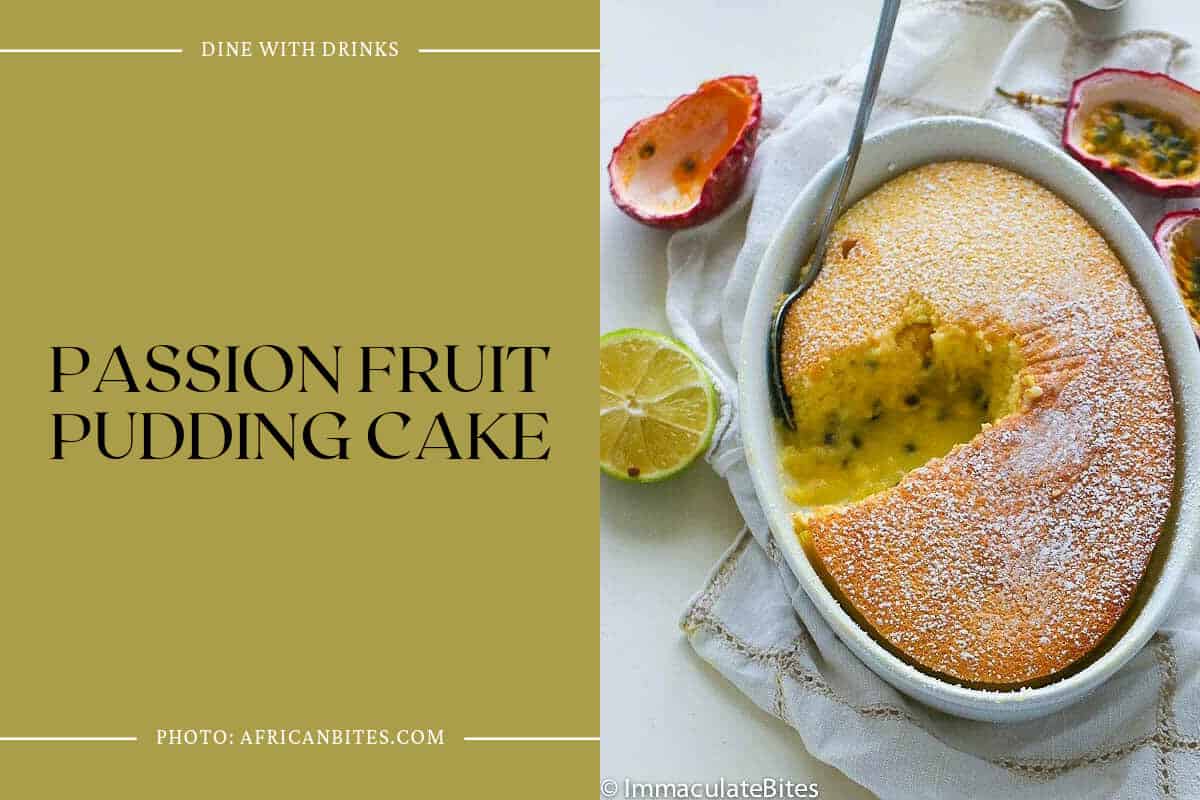 Passion Fruit Pudding Cake