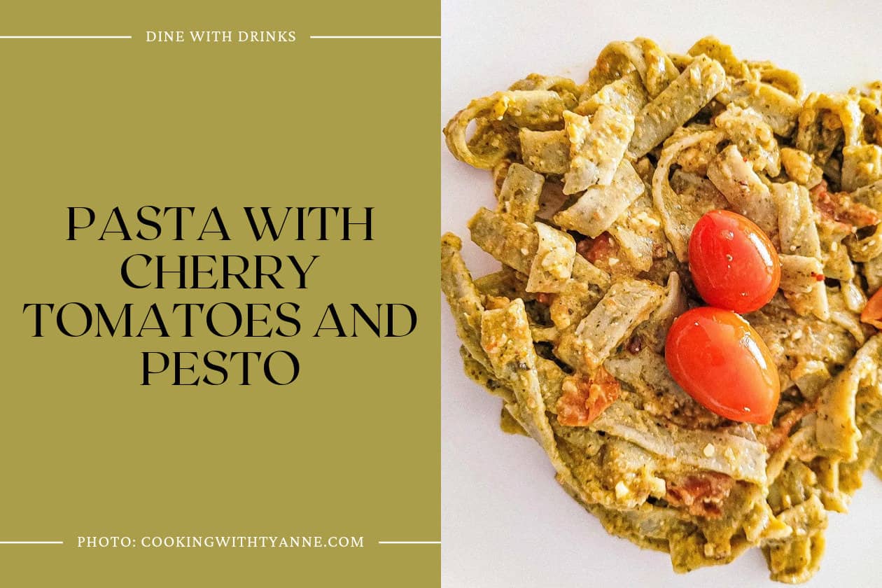 Pasta With Cherry Tomatoes And Pesto
