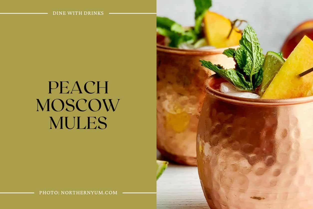 Peach Moscow Mules
