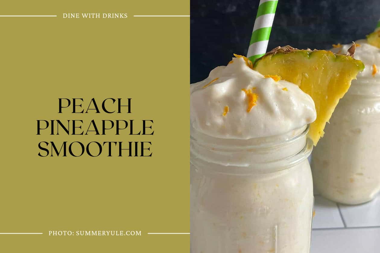 Peach Pineapple Smoothie