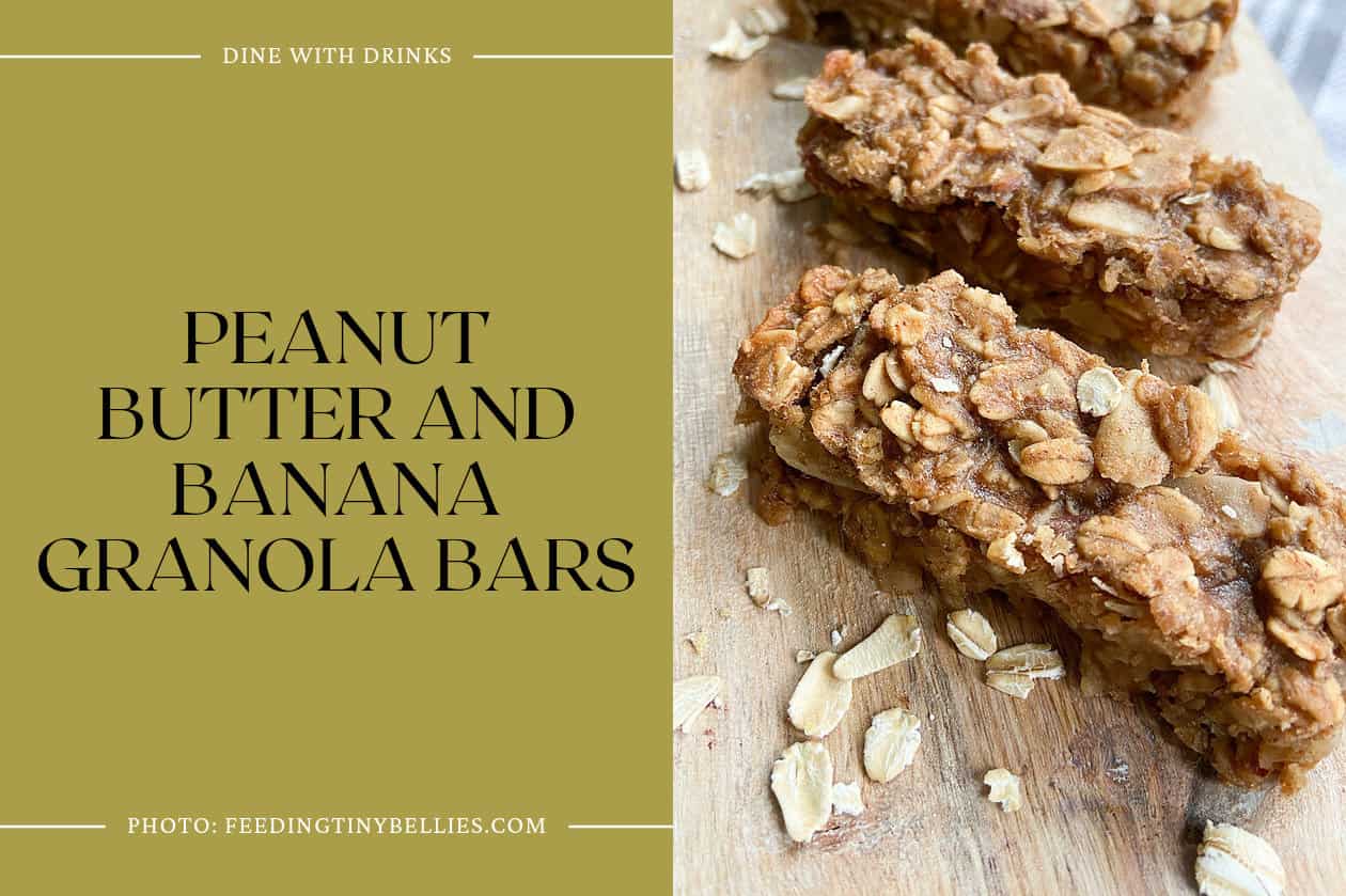 Peanut Butter And Banana Granola Bars