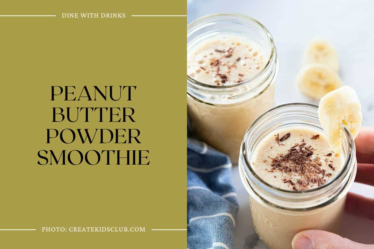 Peanut Butter Powder Smoothie