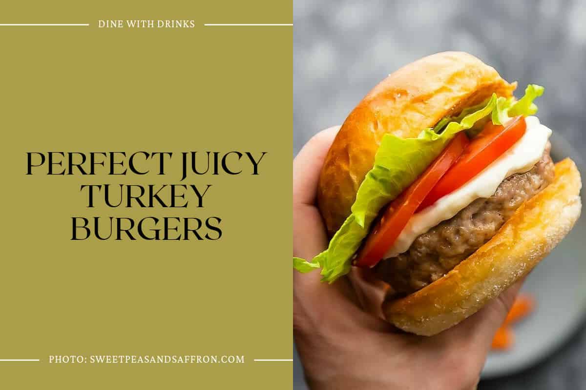 Perfect Juicy Turkey Burgers