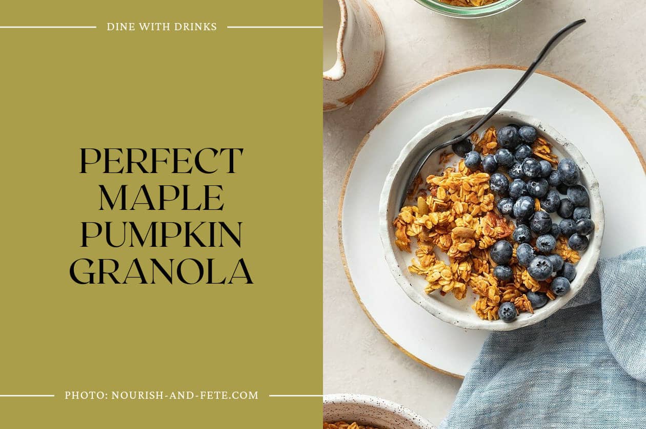 Perfect Maple Pumpkin Granola