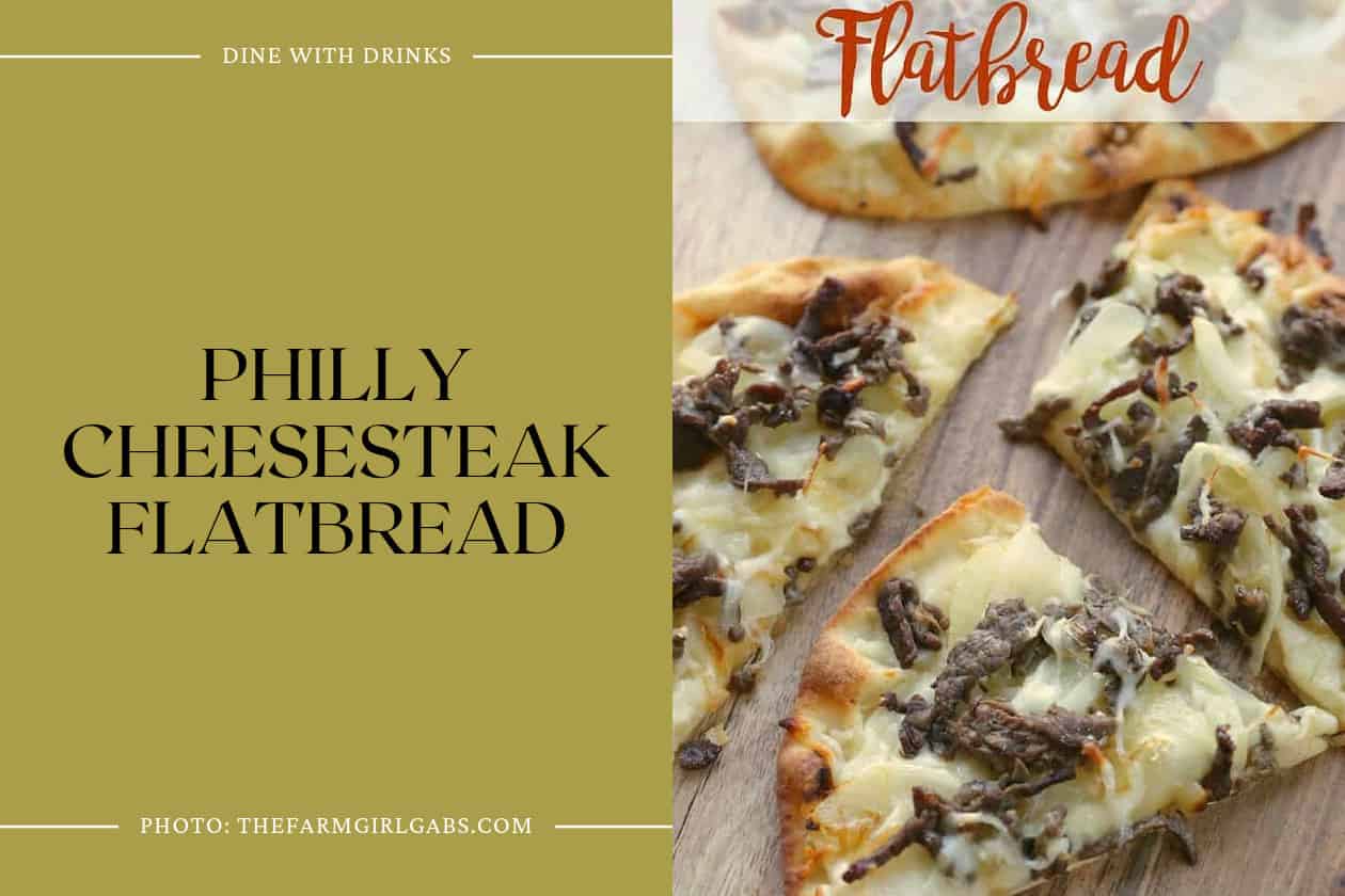 Philly Cheesesteak Flatbread