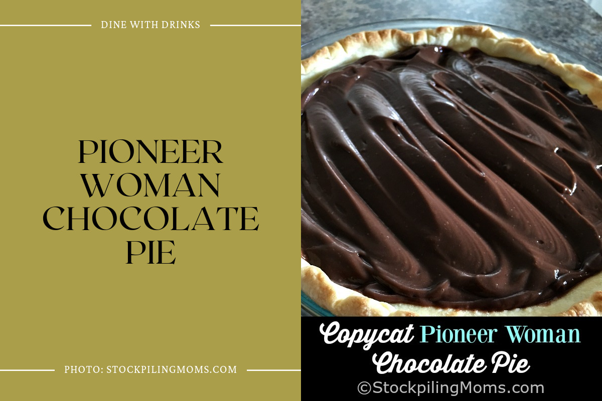 Pioneer Woman Chocolate Pie