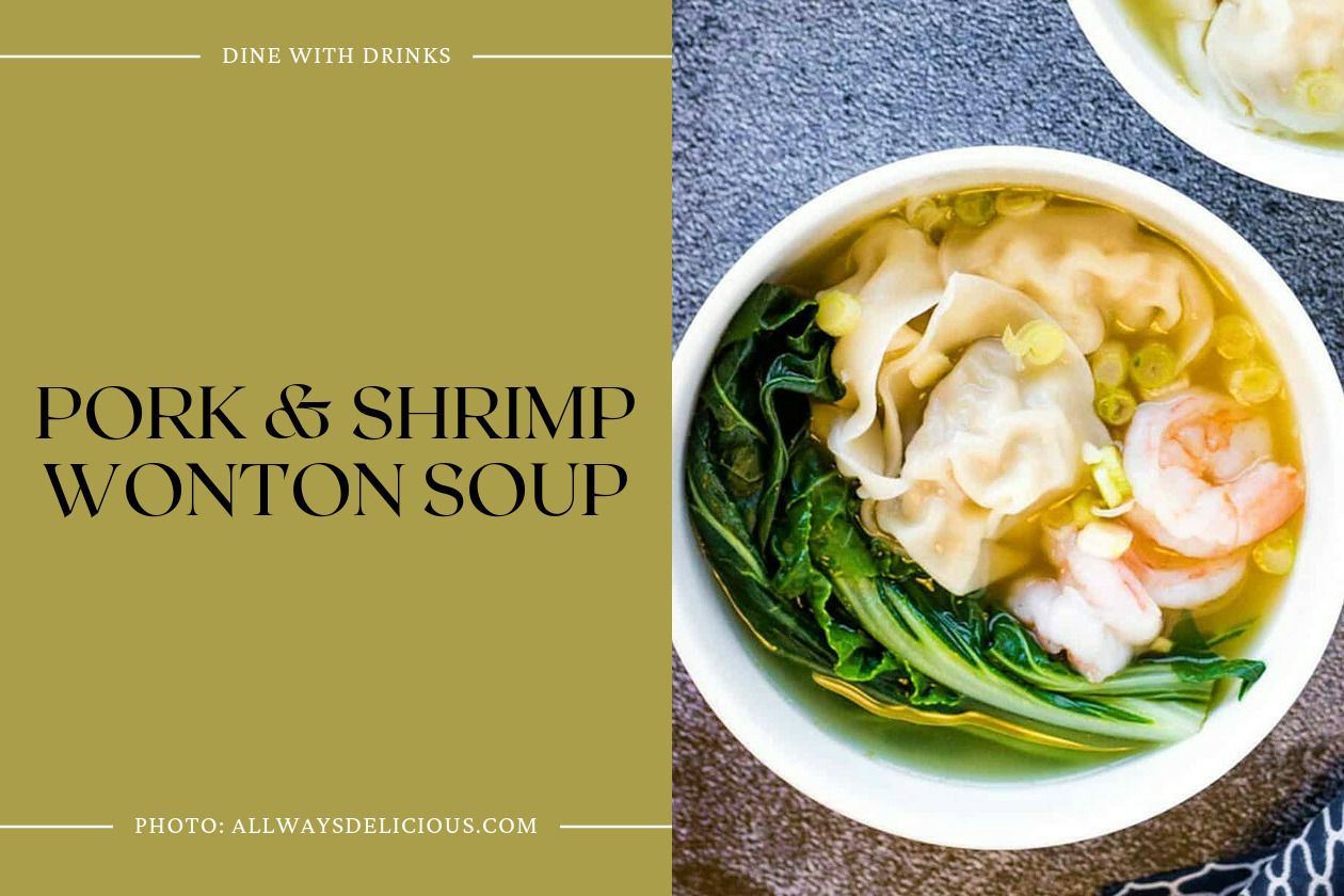 Pork & Shrimp Wonton Soup