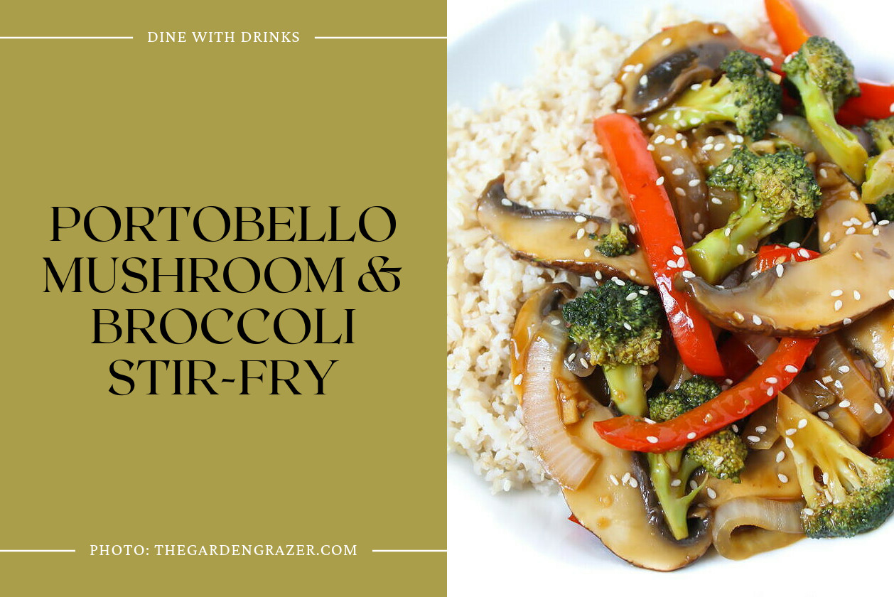 Portobello Mushroom & Broccoli Stir-Fry