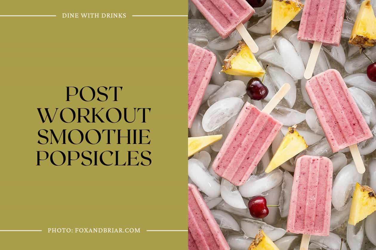 Post Workout Smoothie Popsicles