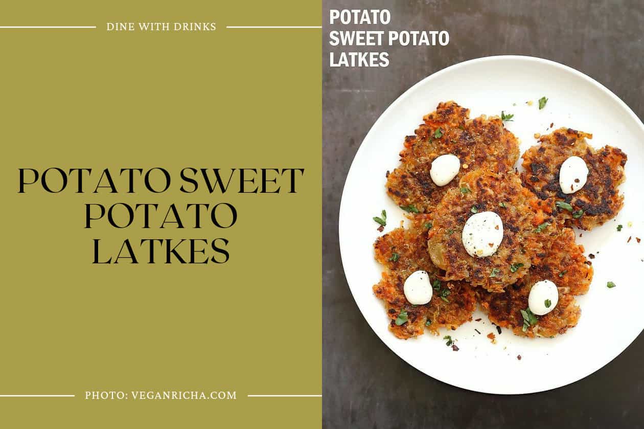 Potato Sweet Potato Latkes