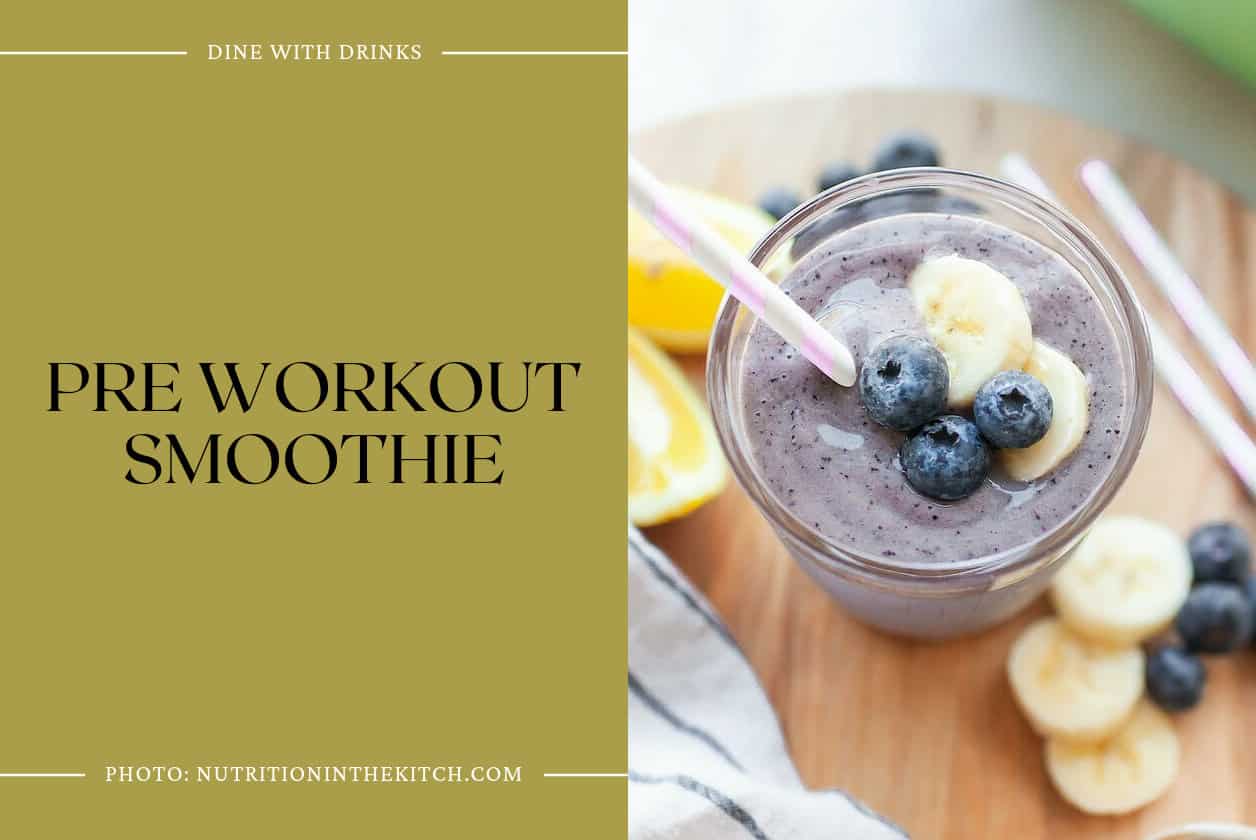 Pre Workout Smoothie