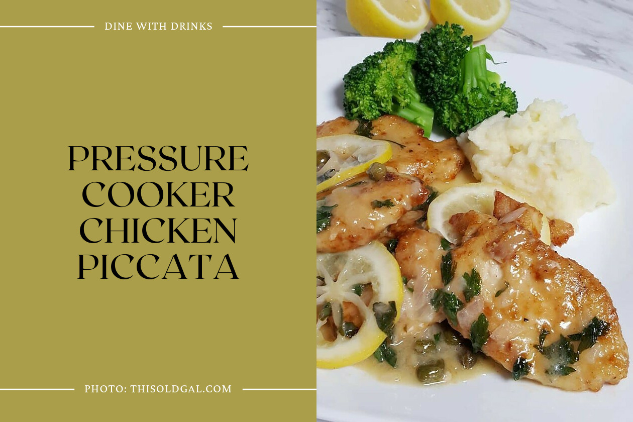 Pressure Cooker Chicken Piccata