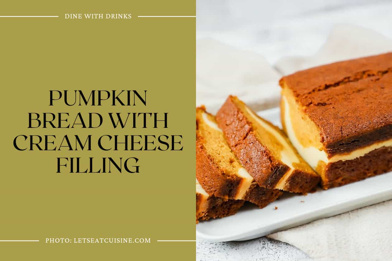 Pumpkin Bread With Cream Cheese Filling