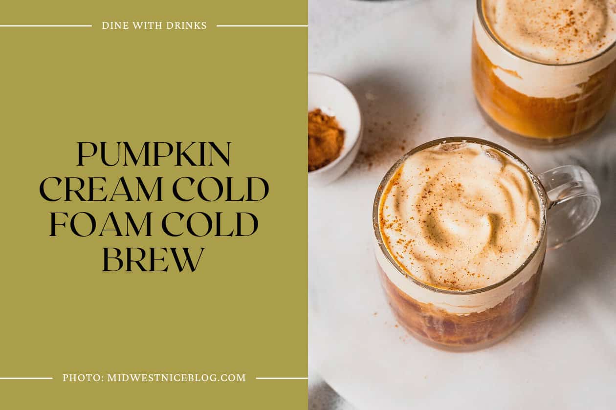 Pumpkin Cream Cold Foam Cold Brew