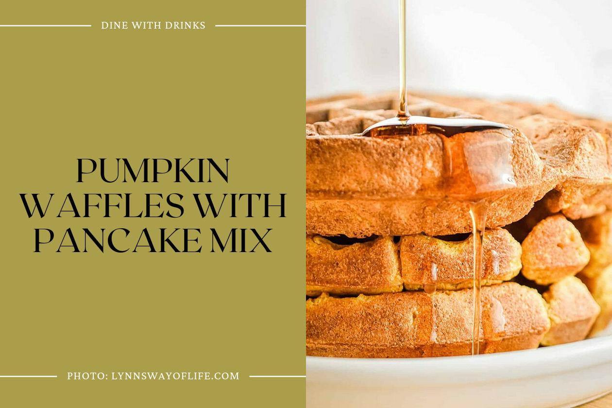 Pumpkin Waffles With Pancake Mix