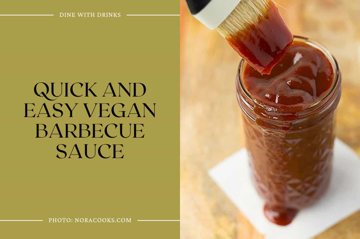 Quick And Easy Vegan Barbecue Sauce