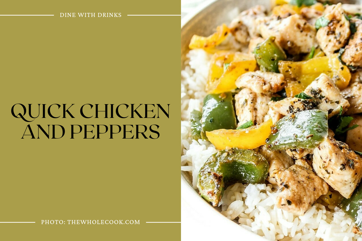 Quick Chicken And Peppers