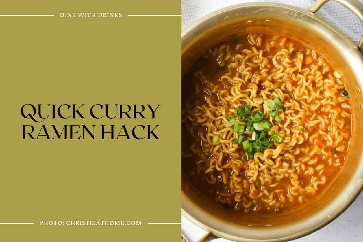Quick Curry Ramen Hack