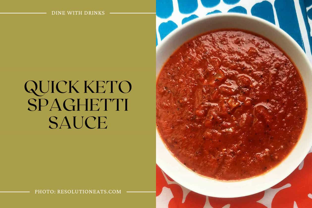 Quick Keto Spaghetti Sauce