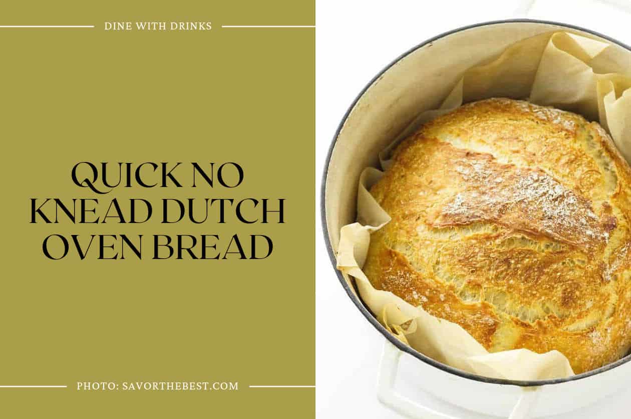 Quick No Knead Dutch Oven Bread