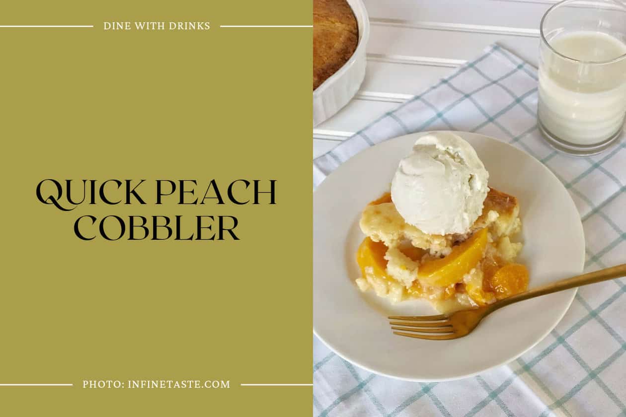 Quick Peach Cobbler