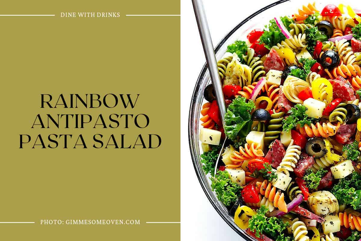 Rainbow Antipasto Pasta Salad