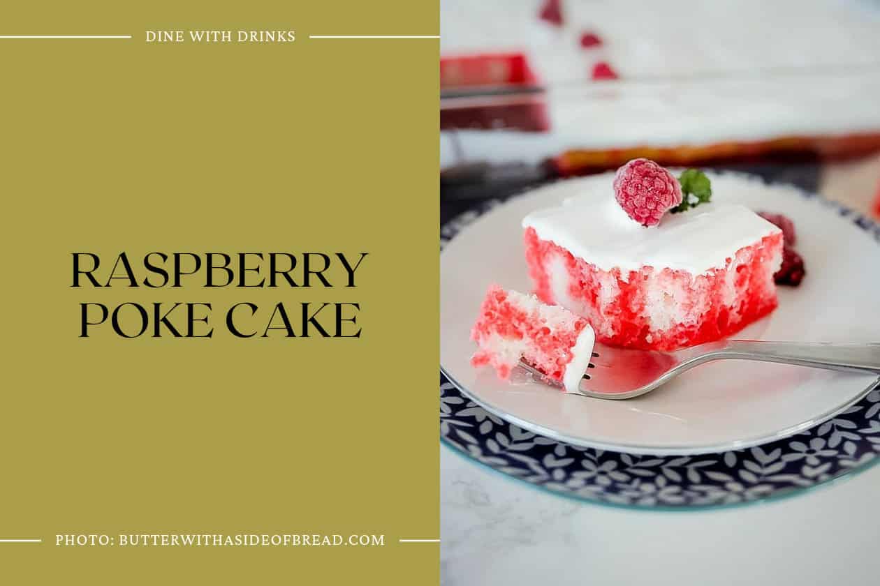 Raspberry Poke Cake