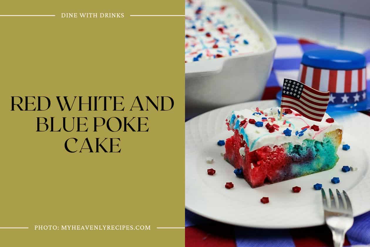 Red White And Blue Poke Cake