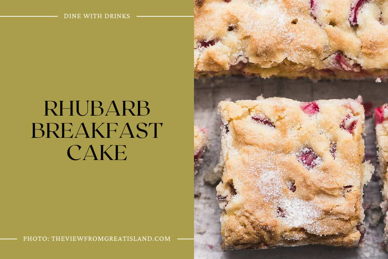 Rhubarb Breakfast Cake