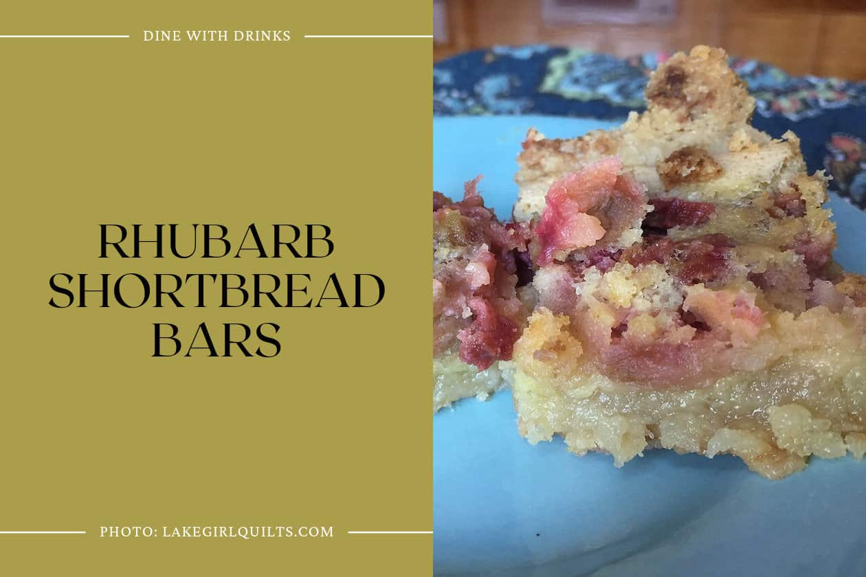 Rhubarb Shortbread Bars