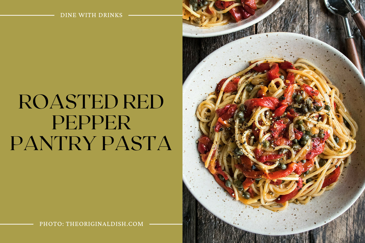 Roasted Red Pepper Pantry Pasta