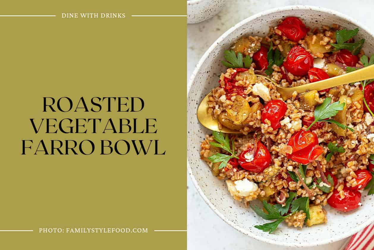 Roasted Vegetable Farro Bowl