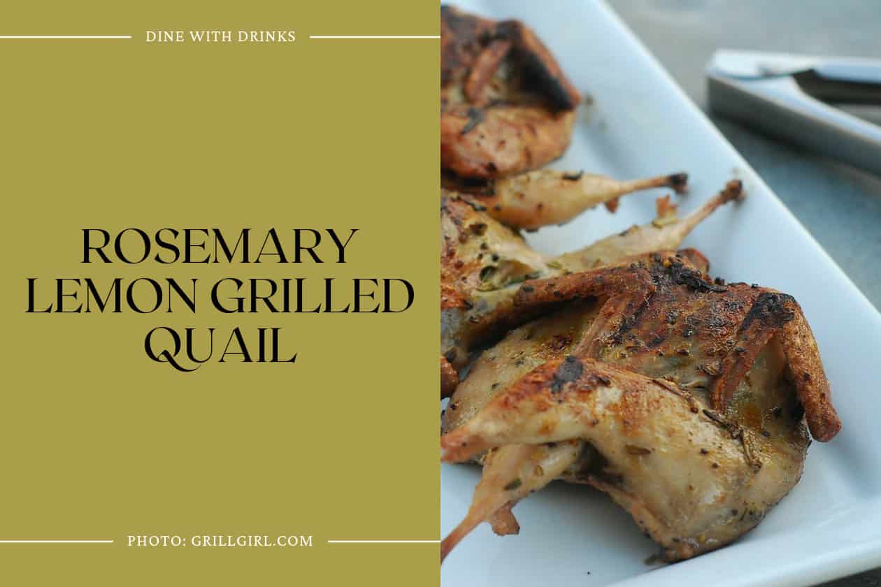 Rosemary Lemon Grilled Quail