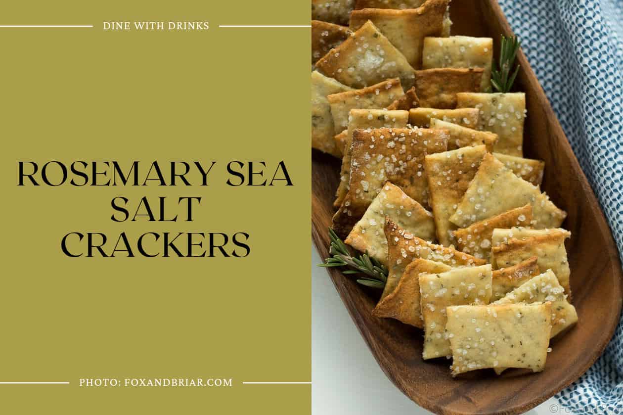 Rosemary Sea Salt Crackers