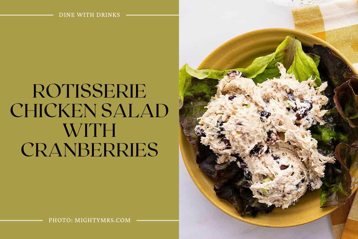 Rotisserie Chicken Salad With Cranberries