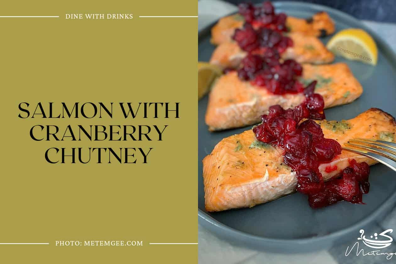Salmon With Cranberry Chutney