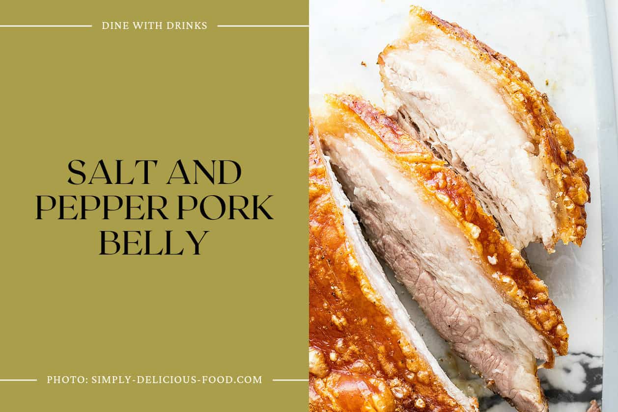 Salt And Pepper Pork Belly