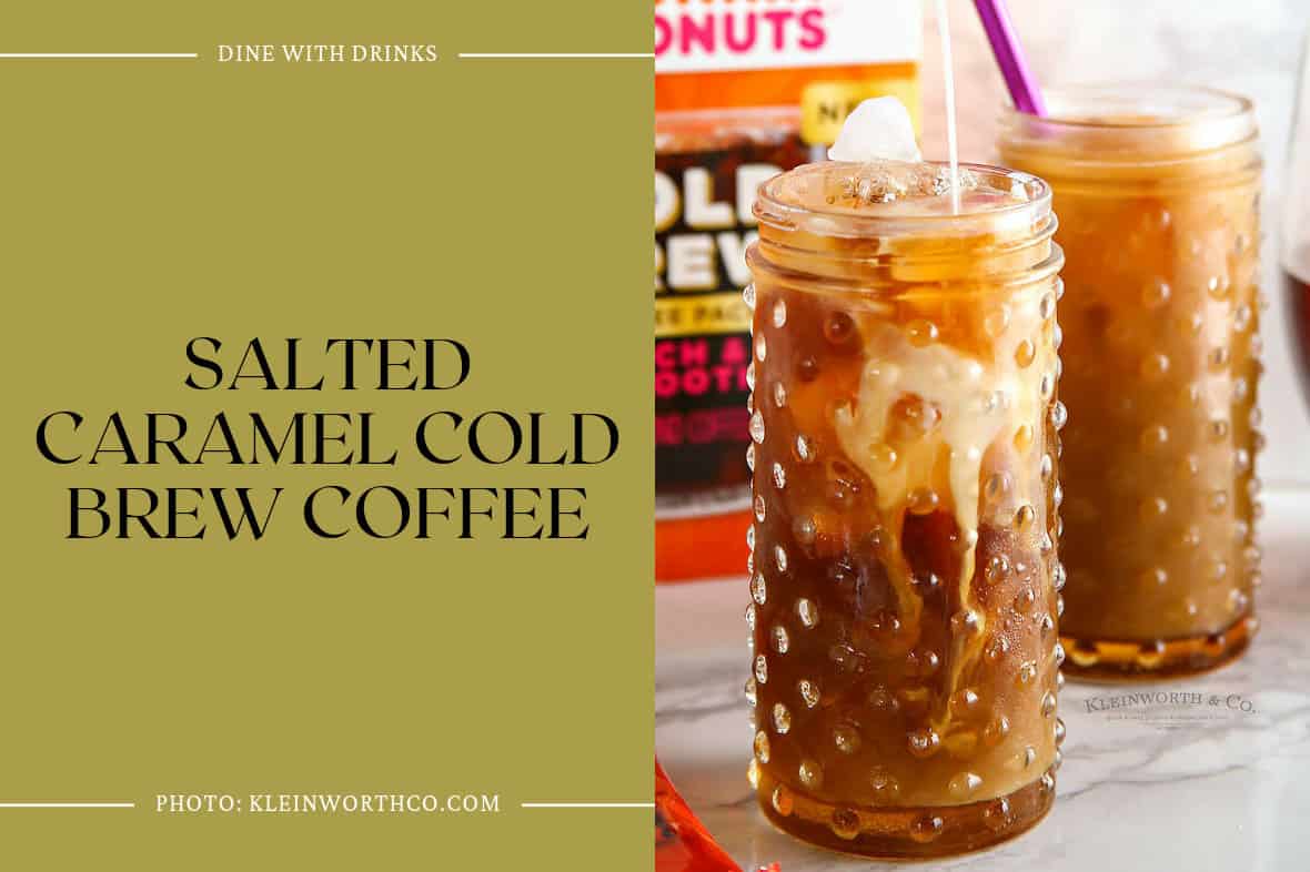 Salted Caramel Cold Brew Coffee