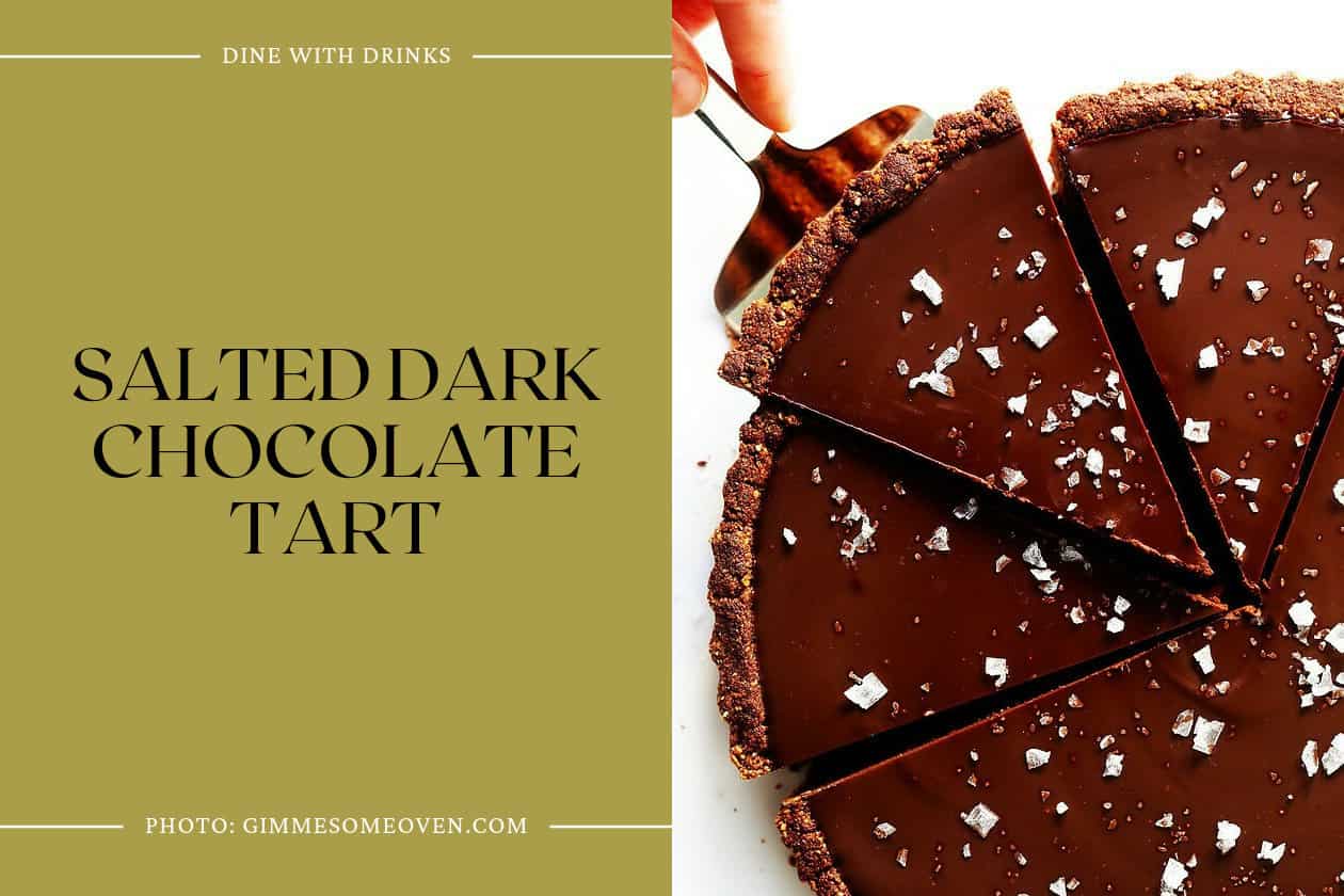 Salted Dark Chocolate Tart