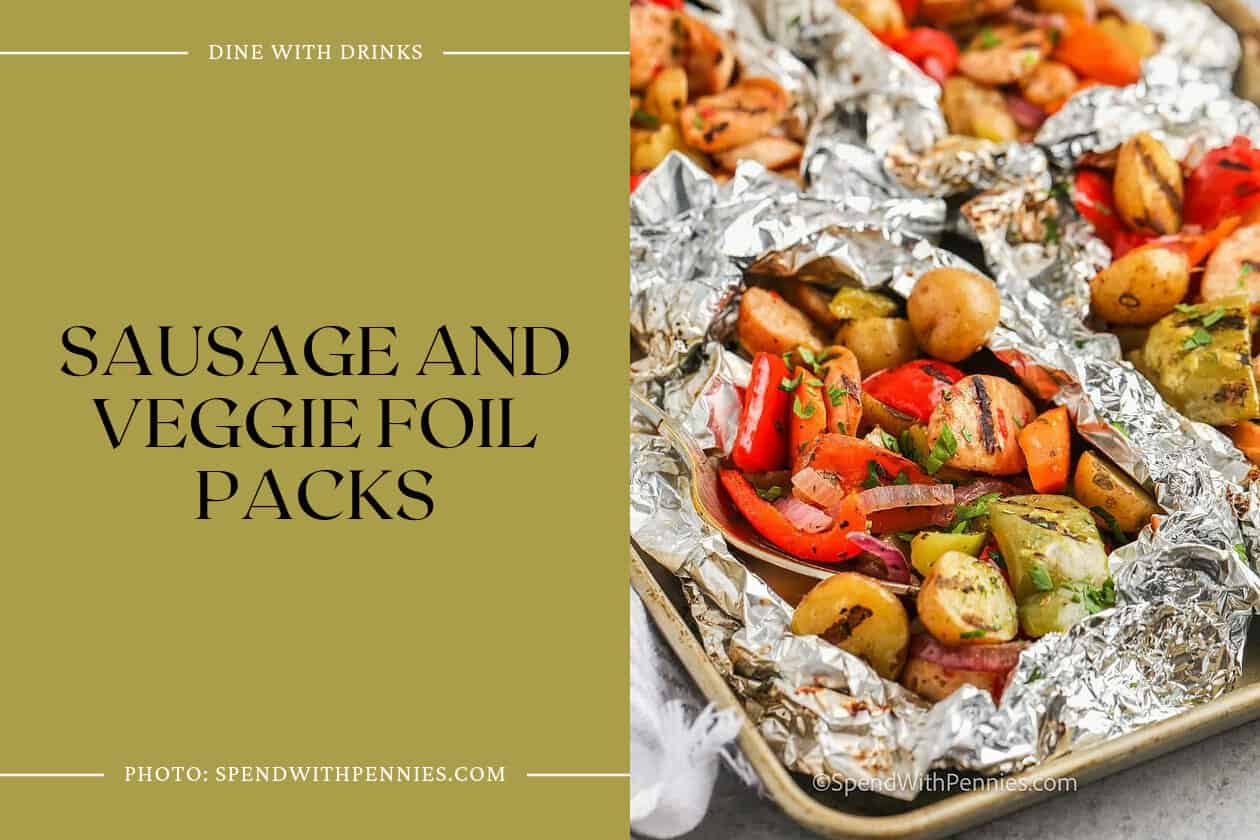 Sausage And Veggie Foil Packs