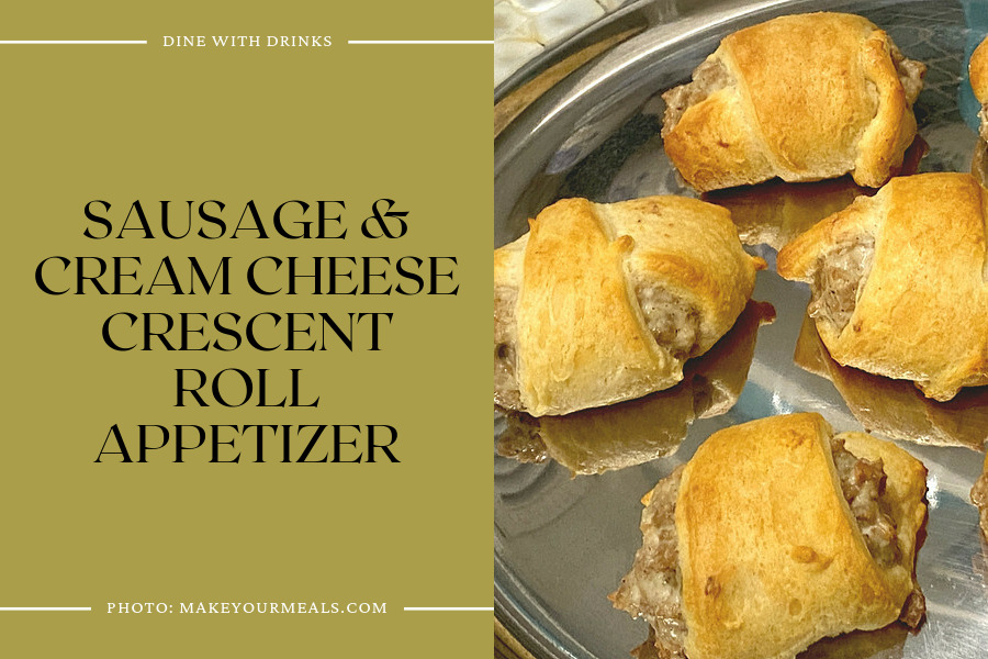 Sausage & Cream Cheese Crescent Roll Appetizer