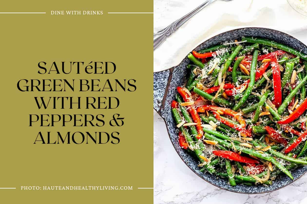 Sautéed Green Beans With Red Peppers & Almonds