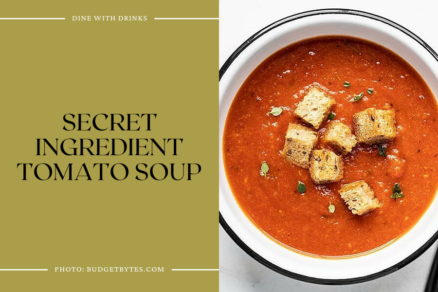Secret Ingredient Tomato Soup