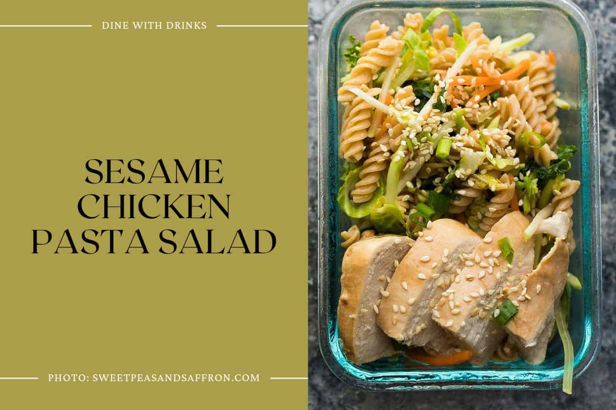 Sesame Chicken Pasta Salad