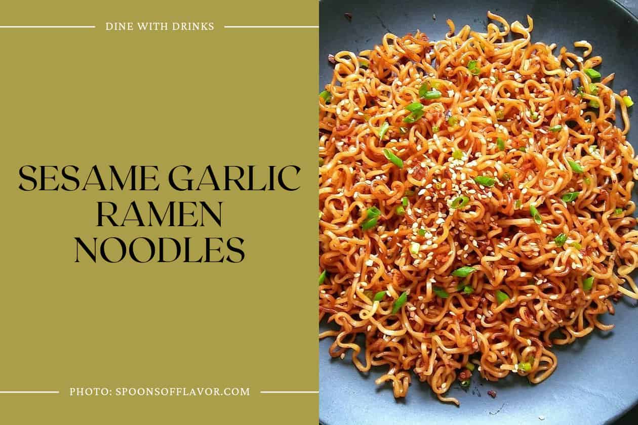 Sesame Garlic Ramen Noodles
