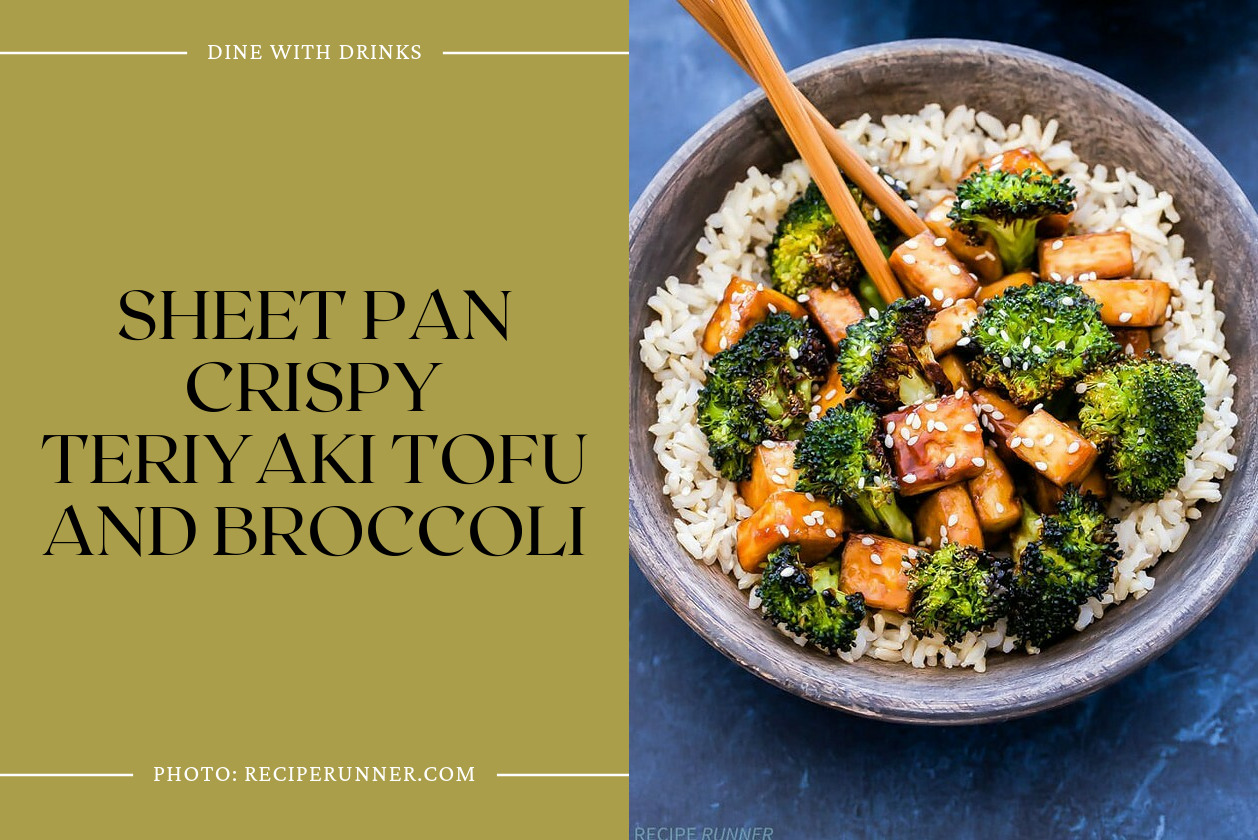 Sheet Pan Crispy Teriyaki Tofu And Broccoli