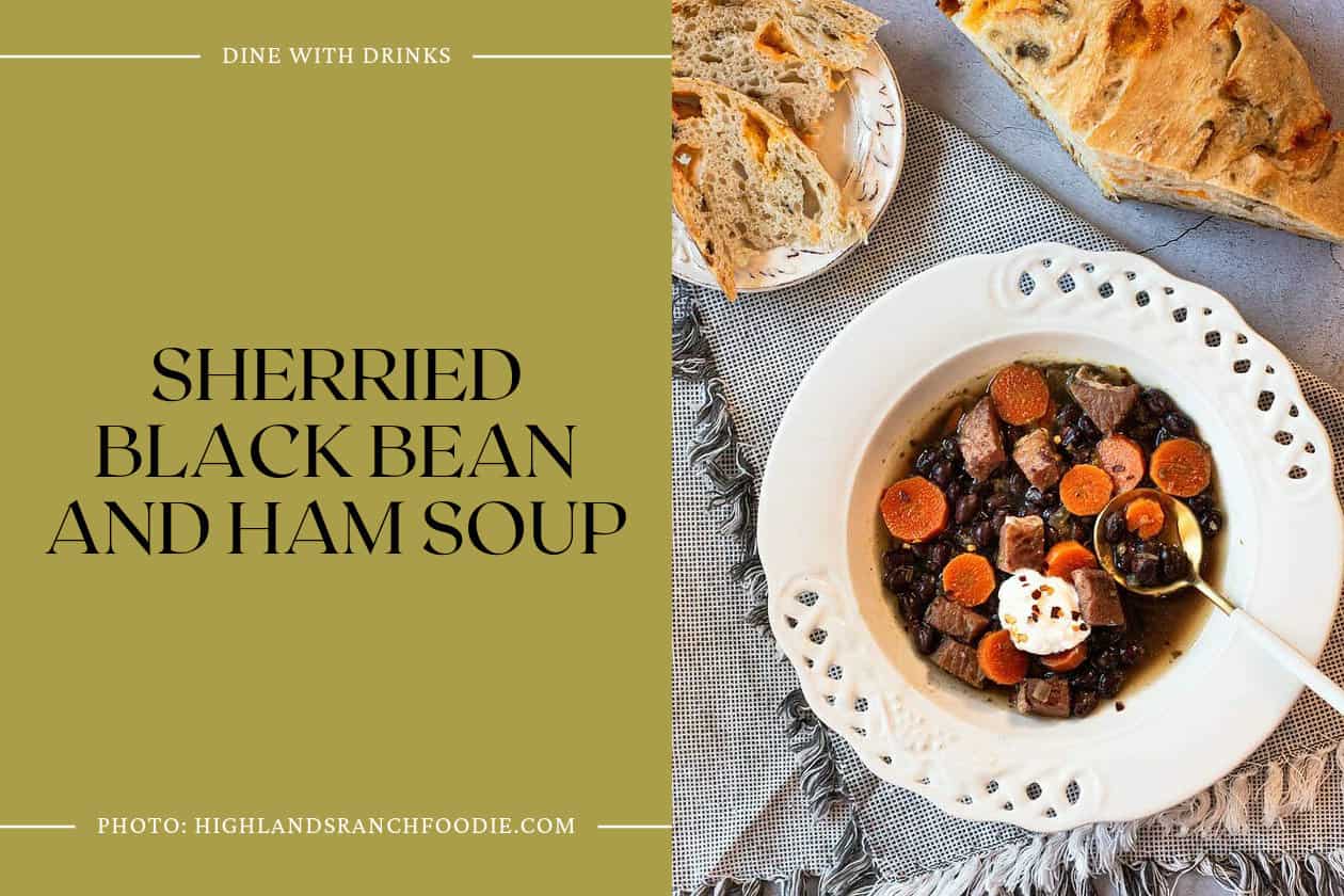 Sherried Black Bean And Ham Soup