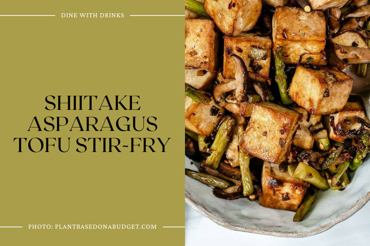 Shiitake Asparagus Tofu Stir-Fry